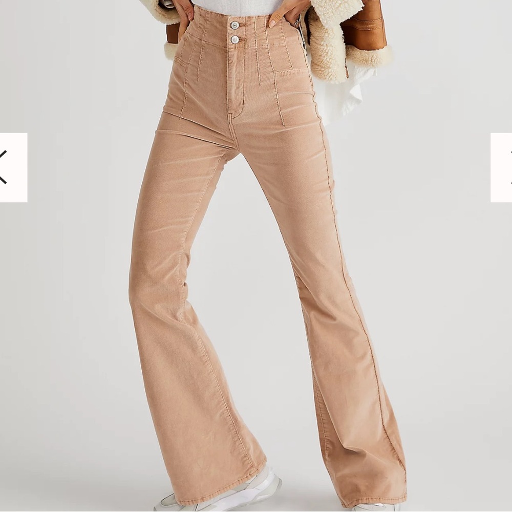 Free People We The Free Jayde Courd Flare Jeans